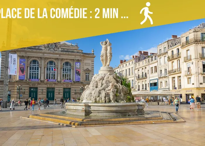 Sylou - Centre Historique, 4 Personnes, Climatisation, Netflix, Comedie, Tramway, Gare * Montpellier