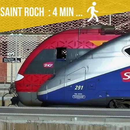 Climatise, 4 Personnes, Centre Historique, Comedie, Tram & Gare Montpellier