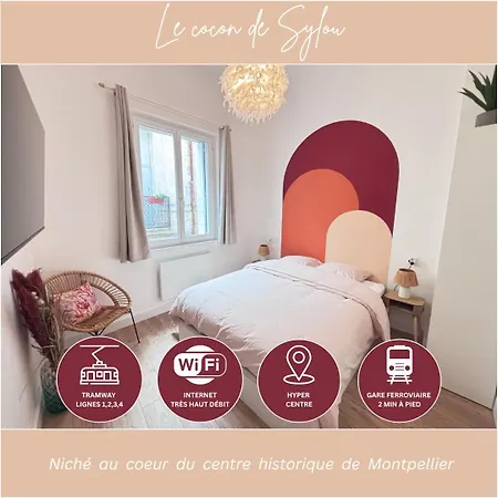 Climatise, 4 Personnes, Centre Historique, Comedie, Tram & Gare * Montpellier