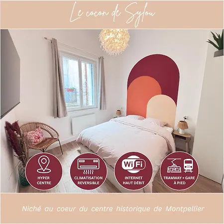 Climatise, 4 Personnes, Centre Historique, Comedie, Tram & Gare * Montpellier