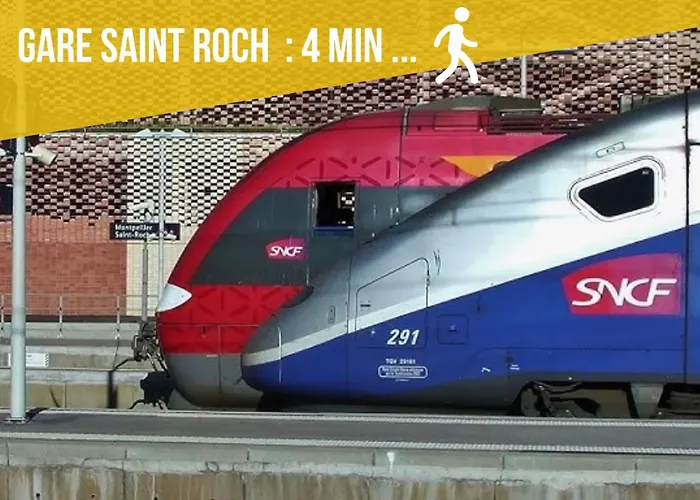 Sylou - Centre Historique, 4 Personnes, Climatisation, Netflix, Comedie, Tramway, Gare Montpellier